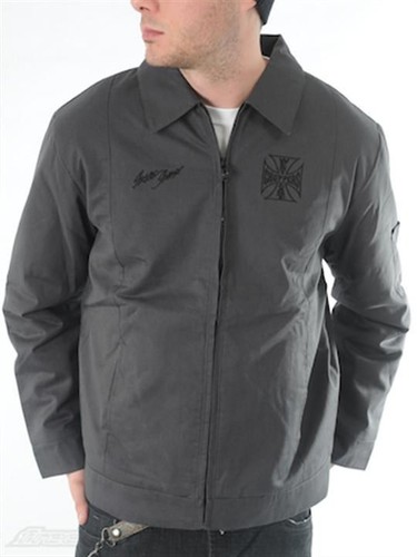 Vintage Jesse James West Coast Choppers Jacket Mens 2XL Blue