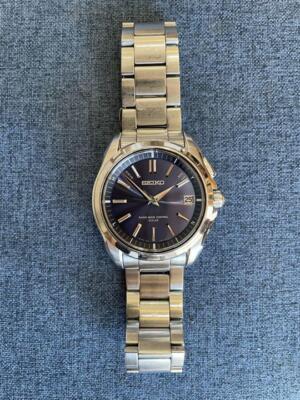 Seiko Brightz 7B24-0AK0 Date Radio wave control St.Steel