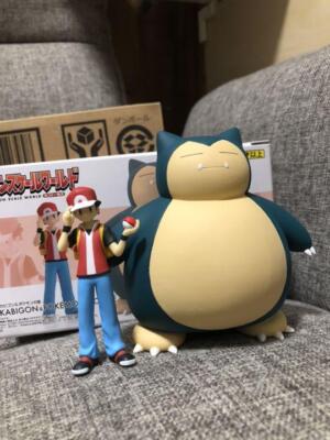Pokemon Scale World Kanto Red & Snorlax Figure 1/20 Scale