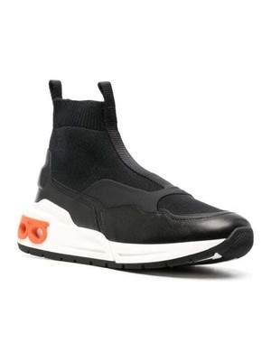 Pre-owned Ferragamo Black Cosma Sock High-top Sneakers Woman