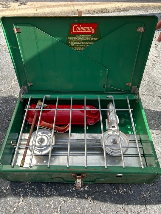 Vintage Coleman 2Burner ディスプレイ小物 Vintage Coleman
