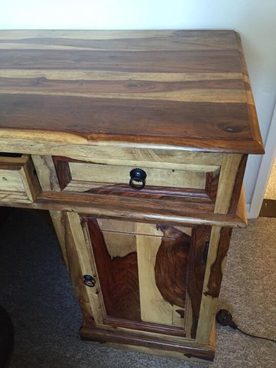 Jali Sheesham Indian Wood Computer Desk in Portsmouth, Hampshire