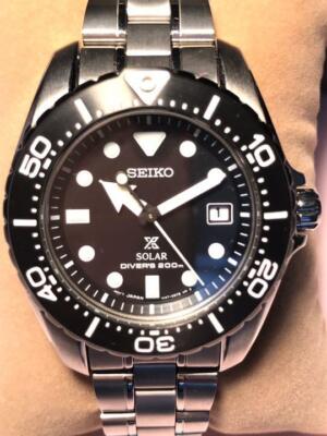 SEIKO SBDN019 V147-0AW0 プロスペックス Titanium SEIKO Prospex Diver's 200M Solar Boy's Wristwatch Titanium