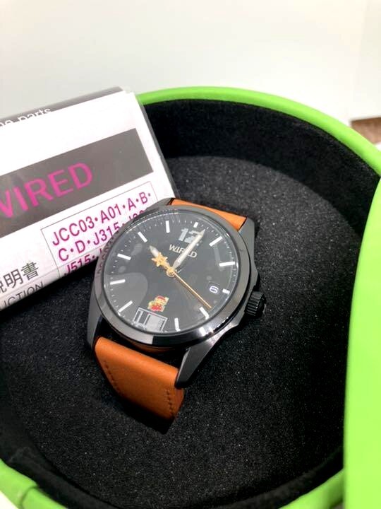 Pre-owned Seiko Wired Mario 500 Limited Edition Super Mario Bros. Black No Batteries Rare