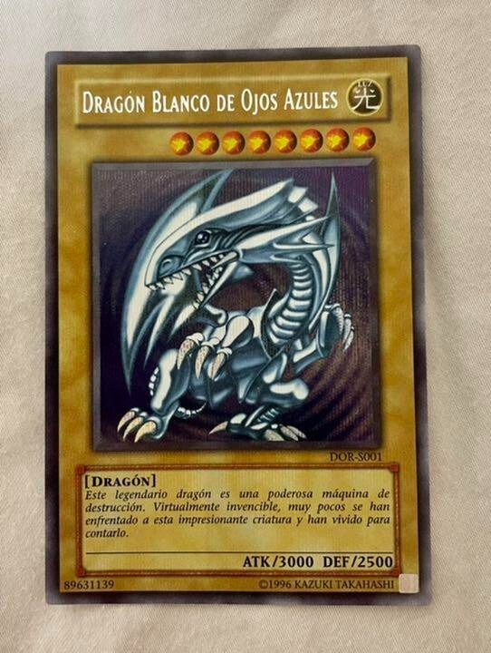 遊戯王 青眼の白龍 DOR-S001 スペイン語 シクブル 傷あり 遊戯王 青眼の白龍 DOR-S001 スペイン語 シクブル 傷あり