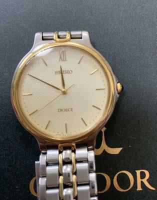 SEIKO Dolce-Exquisite ゴールド レザー 42936788-