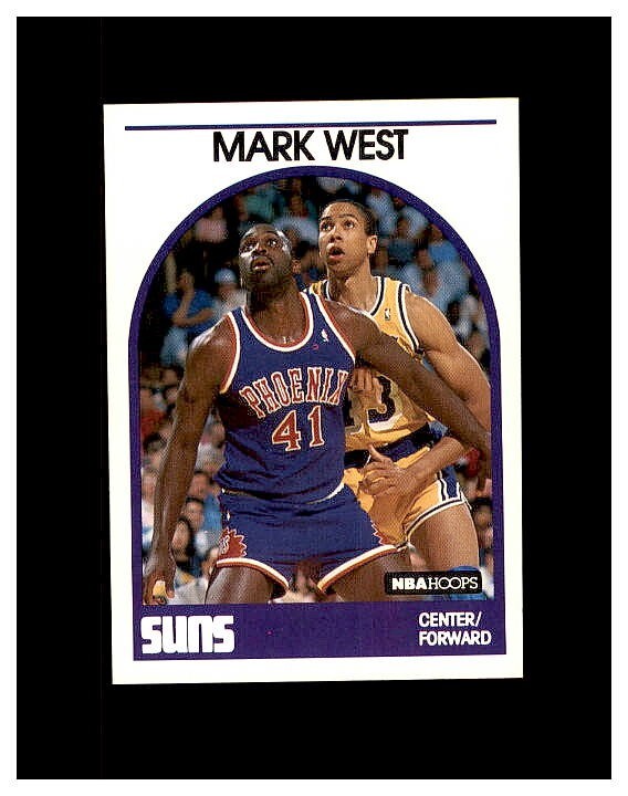 1989-90 NBA Hoops #228 Mark West Phoenix Suns Basketball