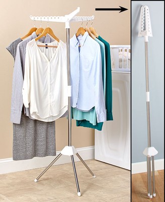 Foldable Clothes Portable Laundry Storage Drying Rack Dryer Hanger Stand...