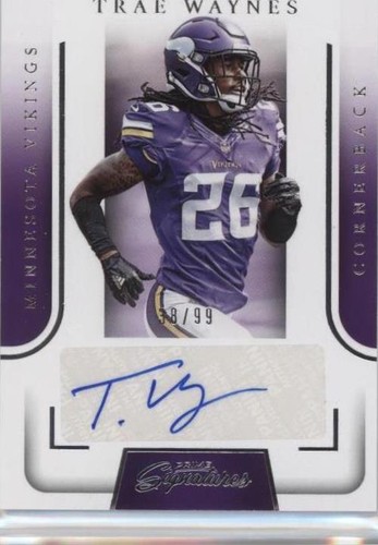 2016 Panini Prime Signatures Trae Waynes #PS-TW