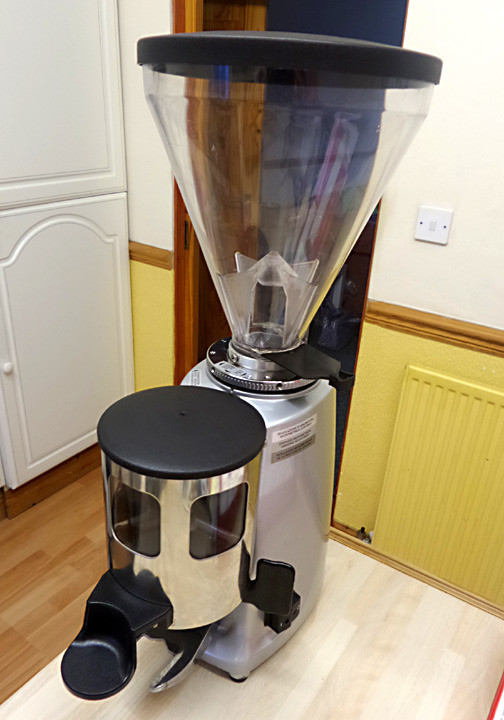 Coffee Grinder, Mazzer Luigi professional coffee grinder as used by