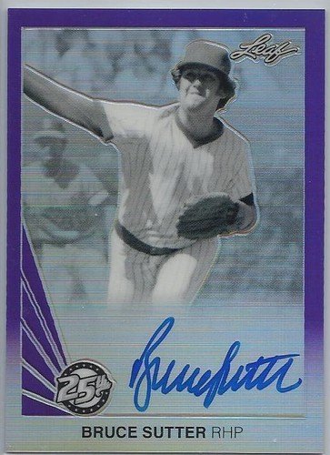 2015 Leaf 25th Baseball - Bruce Sutter #BA-BS1