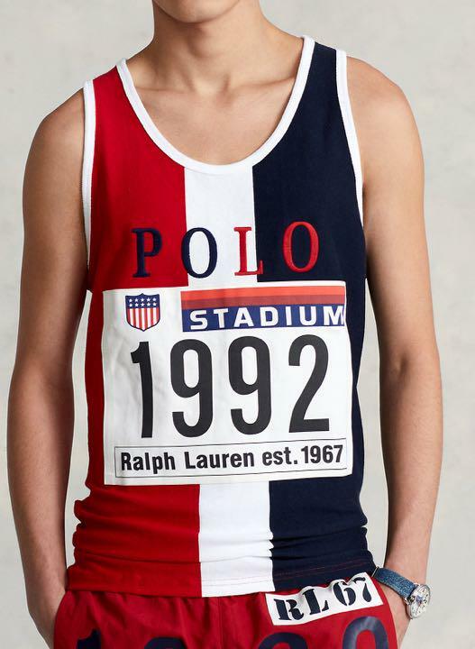 Pre-owned Polo Ralph Lauren Tokyo Stadium Tank Top 1992 S