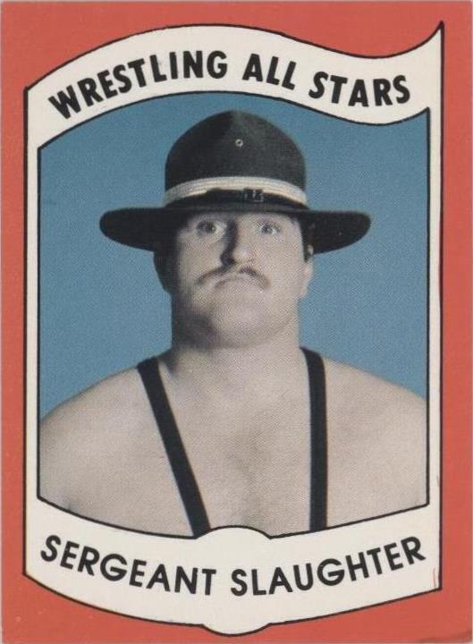 1982 Wrestling All-Stars Series B - Sgt. Slaughter #14