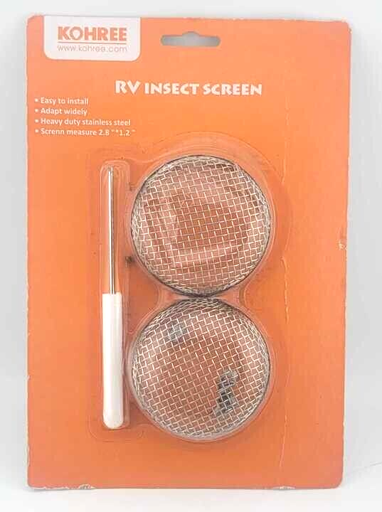 Vent Insect Screen Cover Camper Heater Exhaust Vent - Free S