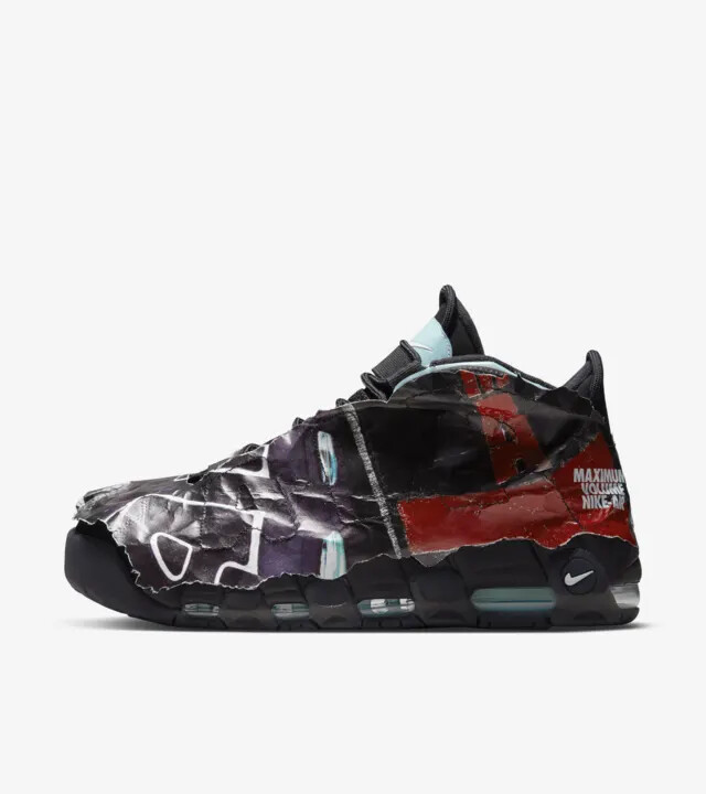 

Мужские кроссовки NIKE AIR MORE UPTEMPO MADE YOU LOOK DJ4633-010 US6-12, Черный, Nike Air More Uptempo