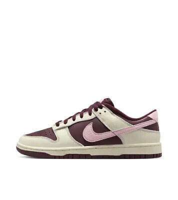 NIke Dunk Low Retro Night Maroon and Medium Soft Pink Shoes DR9705-100