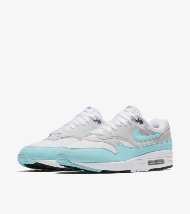 

Мужские кроссовки NIKE AIR MAX 1 ANNIVERSARY AQUA 908375-105 US6-12, Белый, Nike Air Max 1