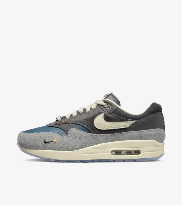 

Kasina × Nike Air Max 1 Won-Ang/Grey DQ8475-001 Кроссовки Мужские US6-12, Серый, Nike Air Max 1