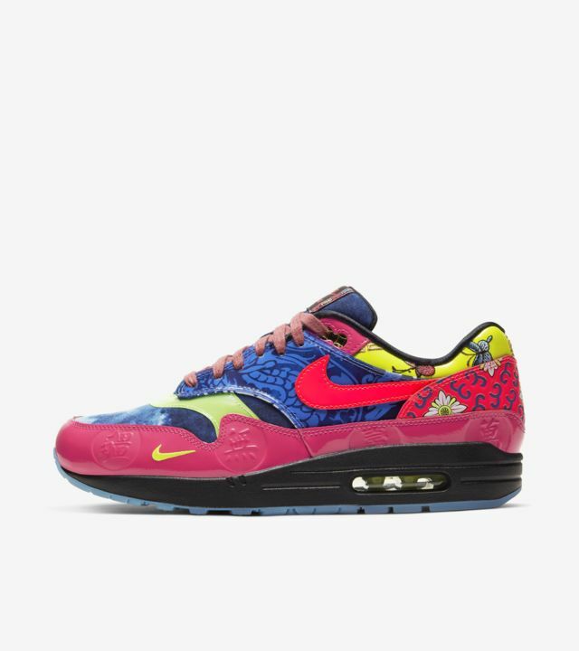 

Мужские кроссовки NIKE AIR MAX 1 PREMIUM CHINESE NEW YEAR 2020 CU8861-460 US6-12, Multicolor, Nike Air Max 1 Premium