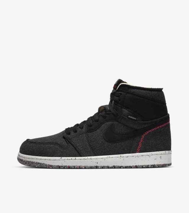 

NIKE AIR JORDAN 1 HIGH ZOOM CRATER CW2414-001 Мужские кроссовки US6-12, Черный, Air Jordan 1