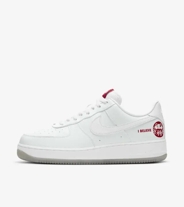 

Мужские кроссовки Nike Air Force 1 Low CO.JP I Believe DARUMA 2020 DD9941-100 US6-12, Белый, Nike Air Force 1 Low