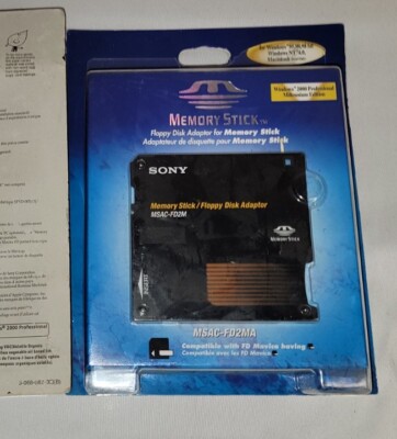 SONY MSACFD2M Floppy Disc Interface Adapter for Memory Stick MSAC-FD2M Brand New