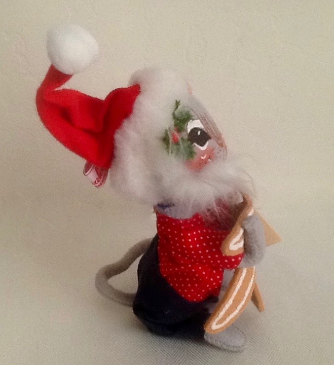 1998 Annalee ~ Christmas Mouse with Gingerbread Man ~ 6