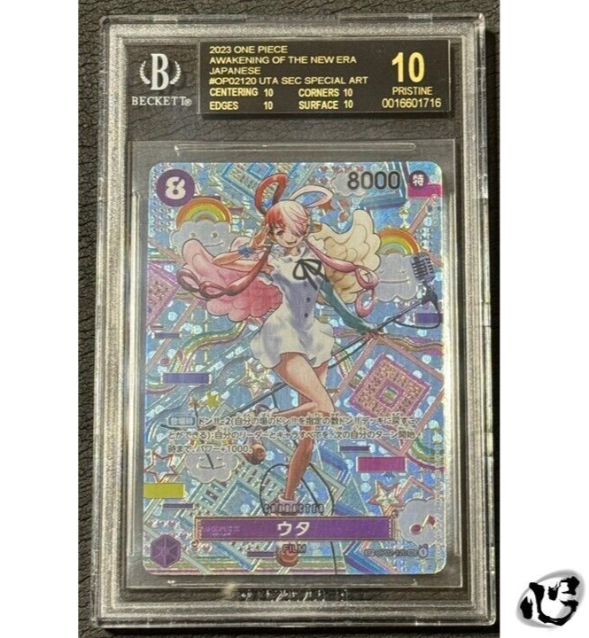 BGS 10 Black Label Uta OP02-120 SPSEC ALT ART One Piece Card BGS 10 Black Label Uta OP02-120 SPSEC ALT ART One Piece Card