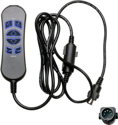 MLSK89-A2 Mulin Lift Chair Recliner 6 Button 5 Pin Remote with USB and Backlight