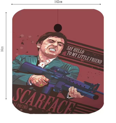 Luxury Barber Capes & Hair Stylist Capes Scarface, Pablo Escobar, Chalino,