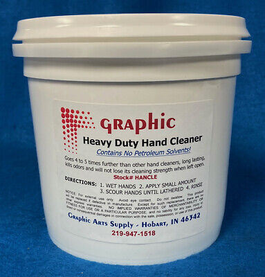 HAND CLEANER BEST HEAVY DUTY REMOVES VIRTUALLY ALL INKS & GRIME 1/2 GALLON