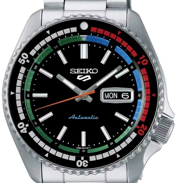 Pre-owned Seiko 5 Sports Series 55th Anniversary Special Edition Men's Watch (black)