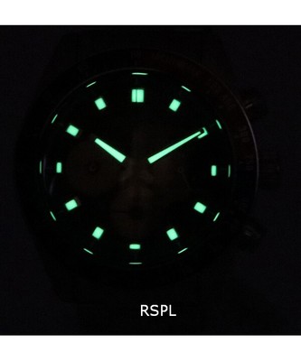 Pre-owned Seiko Prospex Speedtimer Go Large Solar Chronograph Blue Dial Ssc913 Ssc913p1 Ss