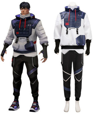 IN STOCK VALORANT Protocol Agent Iso Cosplay Costume Game Outfits