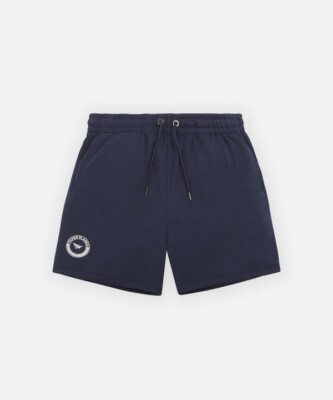 PAPER PLANES NIGHT SHIFT NAVY FIRST  CLASS RELAXED FLEECE SHORTS  SIZE  XL  