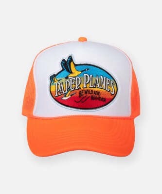 PAPER PLANES   BE WILD & WANDER ORANGE TRUCKER