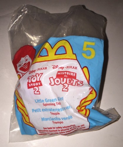 McDonald's Happy Meal Disney Pixar Toy Story 2 Little Green Alien NIP #5 1999