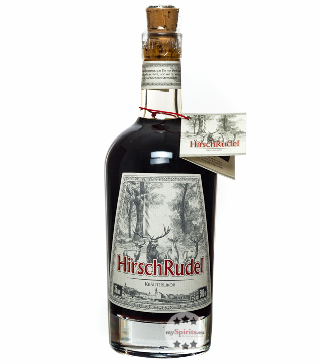Hirschrudel KrÃ¤UterlikÃ¶R / 35 % Vol. / 0,5 Liter-Flasche