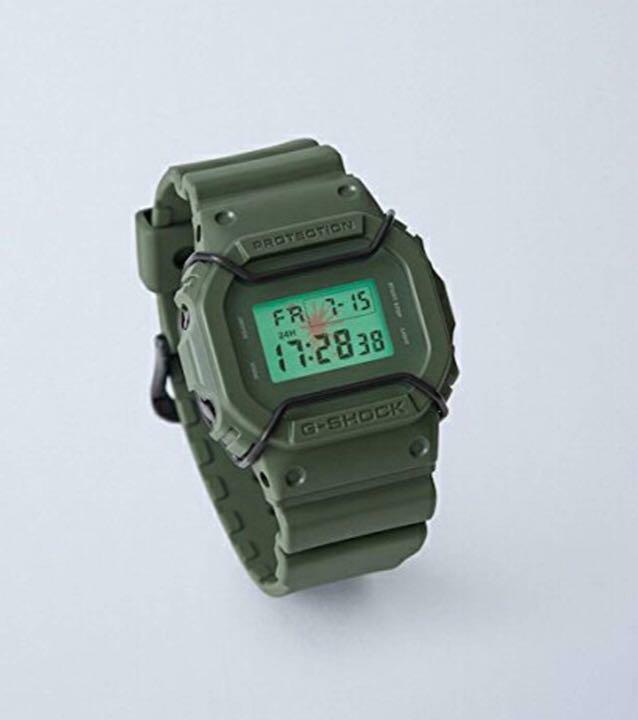 Pre-owned G-shock Dw-5600 Casio  X Mihara Yasuhiro Khaki Green Limited Watch Rare Japan