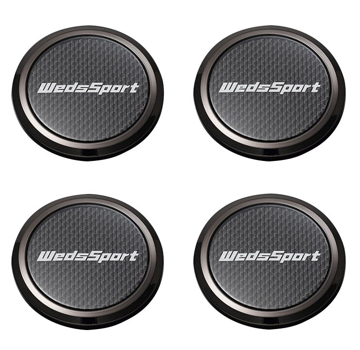 Set of 4 Weds WedsSport Flat Center Caps for SA15R SA10R