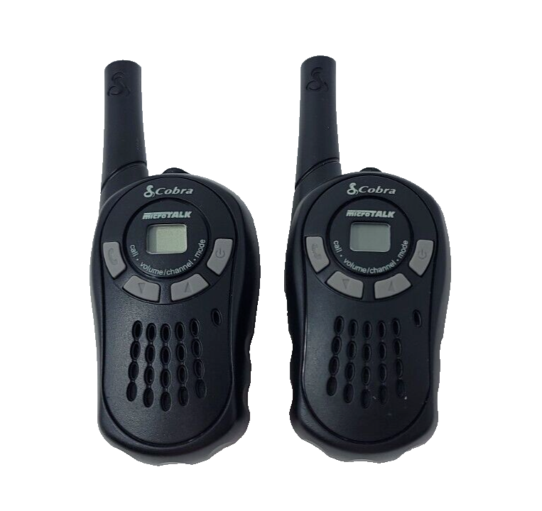 Cobra 2-Way Walkie Talkie CXT175 Microtalk 22 Channel Black Pair