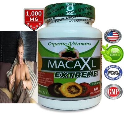 MACA ROOT 1000 MG capsules ( lepidum mayenil ) 1000 mg 60 count organic vitamins