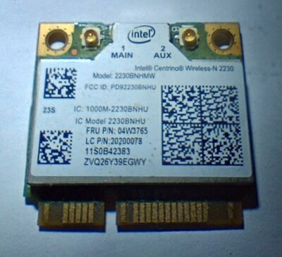 Intel Centrino Wireless-N 2230 WIFI Bluetooth Mini PCI-E (2230BNHMW)