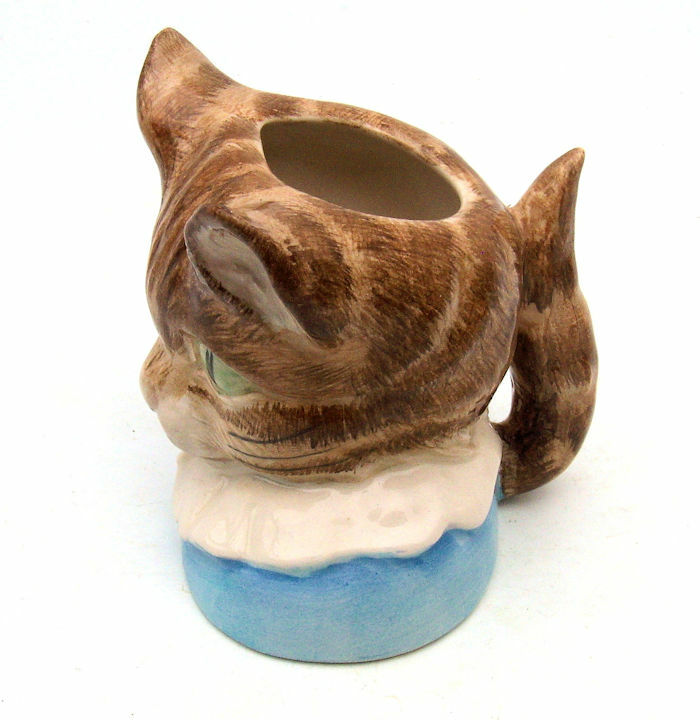 RARE BP4 Beatrix Potter TOM KITTEN Toby Mug Cat Figurine John Beswick Signature