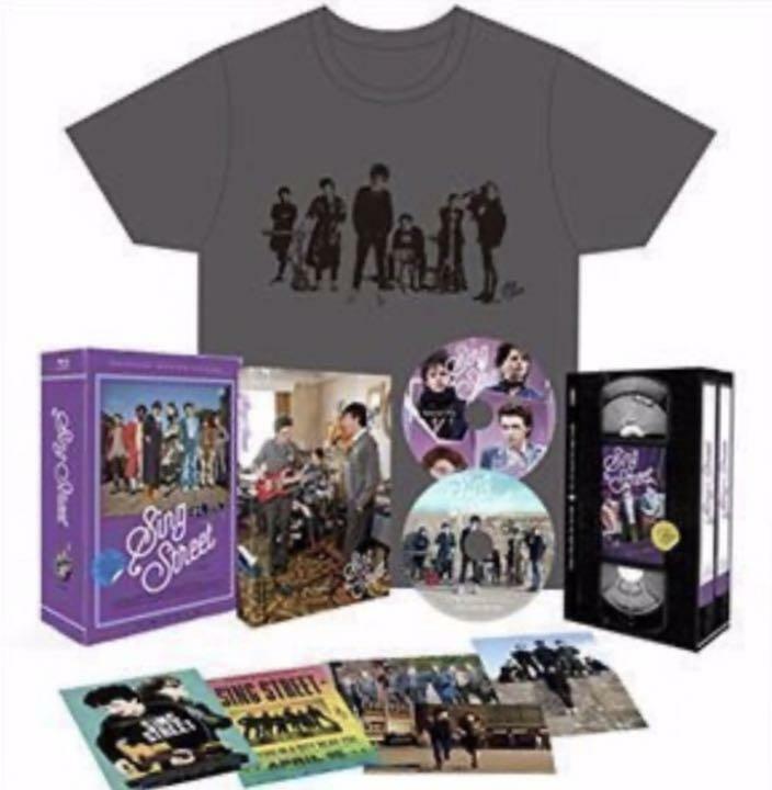 シングストリートBOX Blu-ray Tシャツ付き SING STREET Premium First Edition Blu-ray + T-Shirt + VHS