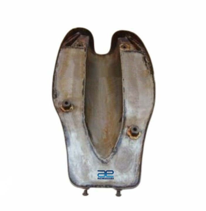 Petrol Fuel Tank Raw Steel With Monza Cap For Ducati Single 250 350 450  