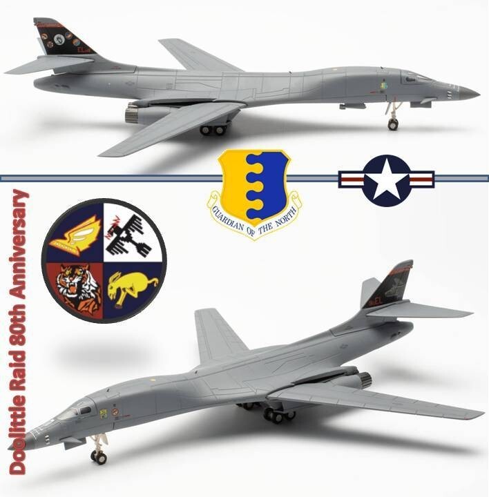 herpa ヘルパ 1/200 B-52H / B-1B / B-2A B-52H Stratofortress 1:200 Diecast Model - Herpa HE-555739
