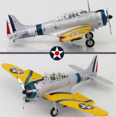Douglas SBD-1 Dauntless US Marine MCB Quantico Virginia Hobby Master 1/72 HA0172