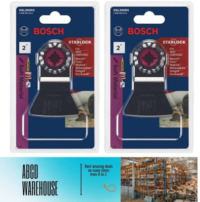 Bosch OSL200RS 2'' in. Starlock High-Carbon Steel Rigid Scraper Blade (2-PACK)