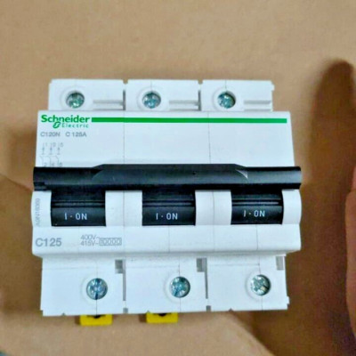 1PC A9N18369 SCHNEIDER CIRCUIT BREAKER Acti9 C120N MCB 3P C 125A 10000A 415V NEW